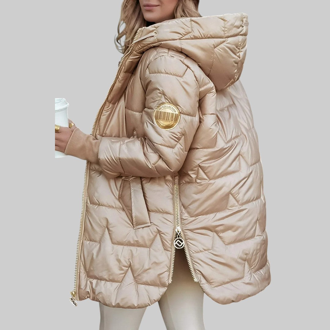 Cecilia | Elegant Hooded Fall Coat