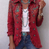 Fayrene™ | Bohemian Paisley Ruffle Jacket — 1