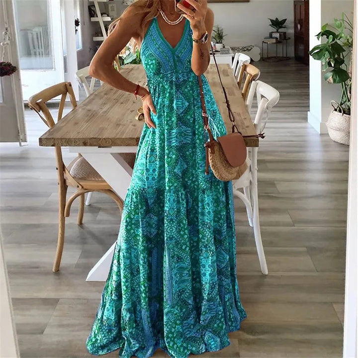 Gweneth | Sleeveless Boho Dress